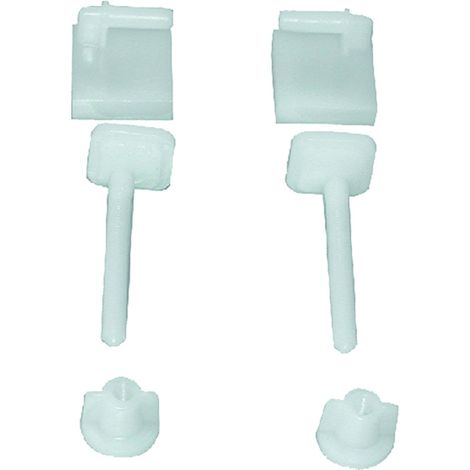 COPPIA SUPPORTI IN PVC PER SEDILI ABS