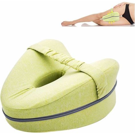 Oreiller orthopédique pour sciatique, jaune – (1/5)