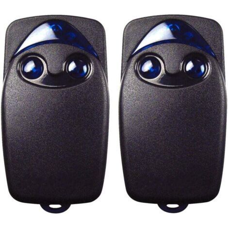 2 telecomandi per porta da garage elettrica Flo2r-s a 2 pulsanti da 433,92 MHz, compatibili con il telecomando per porta da garage Nice Remote. (1/4)