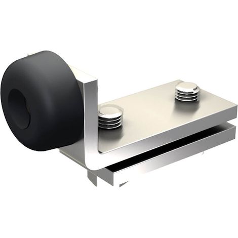 Butée en caoutchouc sur platine en INOX 304L pour SLID'UP 2000 - 200 kg (1/2)