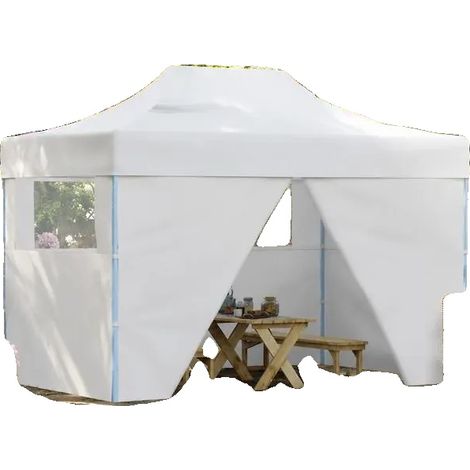 Tente Canopy, Design Spacieux, Matériau en Polyester Durable, vert armée (1/2)