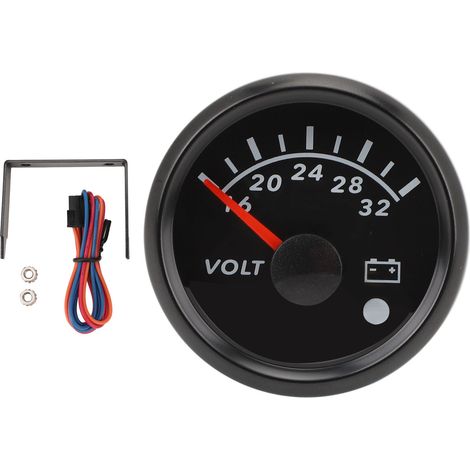 Indicatore di livello per imbarcazioni da 52 mm, display digitale a 7 colori, indicatore di livello carburante e acqua, termometro dell'acqua, voltmetro con allarme per yacht, camper, camion e moto. (1/5)