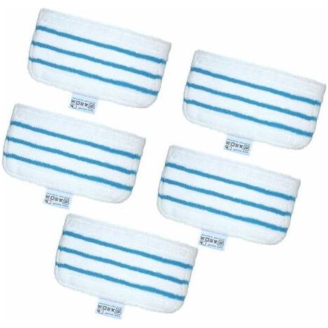 Ersatz-Wischmopppads für Black + Decker Dampfmopp FSM1610 / FSM1630, waschbare Wischmopppads, 5 Stück (1/5)
