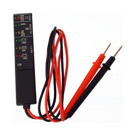 Lacme - Testeur digital instantané Professionnel de batterie 12V