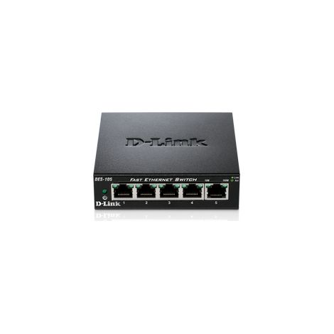 DES-105 switch No administrado Negro