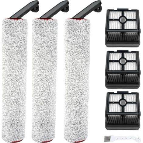 Zubehörset für Bodenreiniger, kompatibel mit 3 Filtern, 3 rotierenden Bürsten, 1 Bürste (7 Teile) (1/5)