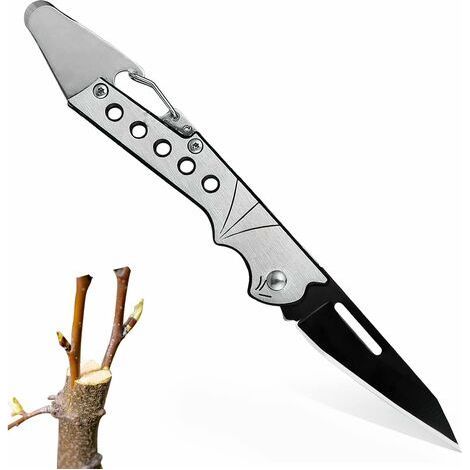 Couteau Serpette Pliant-Couteau de Greffage Professionnel-Couteau de Jardin Pliable-Couteau de Jardinage de Greffage-Couteau de Poche (1/5)