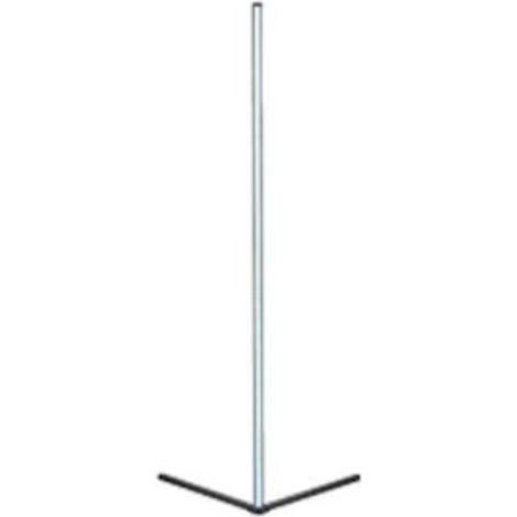 Piantana LED, alluminio, nero, 43x141x43 cm, Level (1/4)