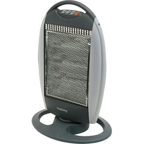 Innoliving INN-577 appareil de chauffage Intérieure Noir, Gris 1200 W Chauffage d'appoint électrique halogène (1/3)