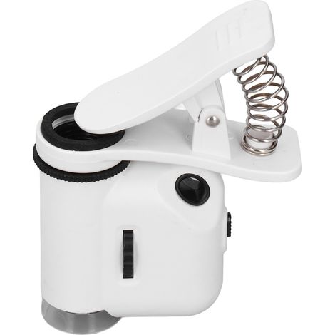 55-fache Taschenlupe mit Clip und LED-Licht, tragbare Lupe für Schmuckbegutachtung und Uhrenreparatur (1/5)