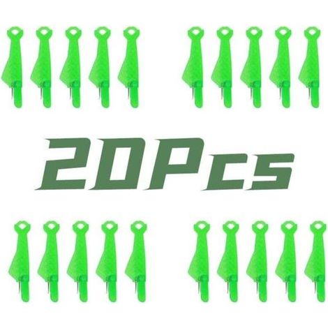 pair 20 Pcs Enfile-Aiguilles, Accessoires Couture Aiguilles Couture Enfile Aiguille Machine à Coudre Plastique DIY Enfile-Fil, Passe Fil Couture pour Coudre à Main & Quilting Craft (Vert)