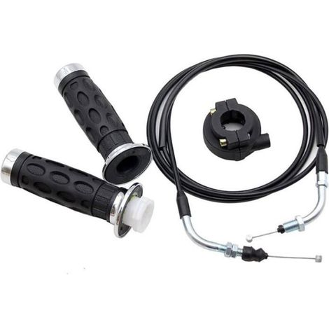 Poignées Accélérateur - Câble Accélérateur 78 Pouces - Pour Scooter 50cc 80cc 125cc 150cc GY6 - Universel 4 Temps (1/4)