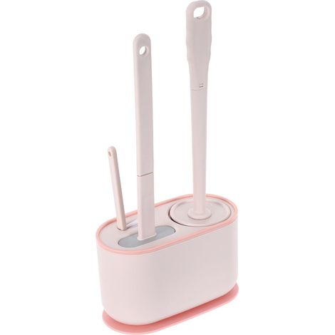 Ensemble brosse et support mural pour cuvette de toilette (1/5)