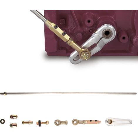 Das Schaltgestänge-Kit für die Getriebesäule ist geeignet für GM Chevy Turbo-Hydramatic TH-200, 200-4R, TH350, TH400, 4L60, 4L60E, 4L80E, 700-R4 ACA-1800 Getriebe. (1/5)