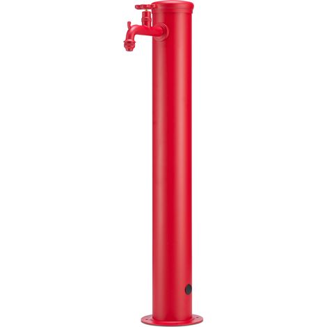 Fontana da Giardino con Rubinetto in Tinta Belfer 42/TT Rosso