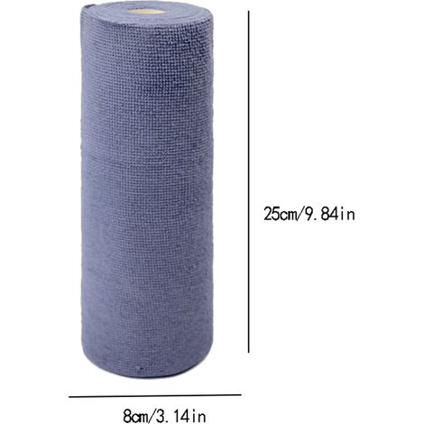 Chiffonnettes Déchirées À La Main - 20 Feuilles - Pour Vaisselle Et Nettoyage Cuisine Salle De Bain - Fibre Textile (1/5)