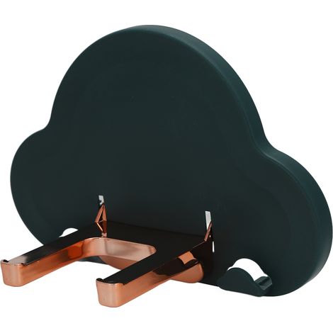 Sèche-cheveux mural pliable en plastique, support de rangement pour salle de bain, porte-sèche-cheveux fixé au mur, organiseur pliant, blanc, 1 pièce (1/5)