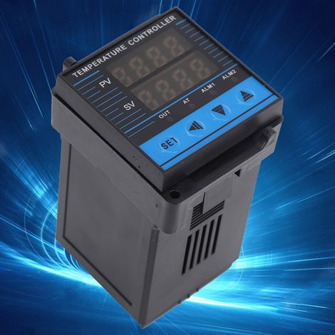 Régulateur de température intelligent PID numérique, sortie relais 0-400 °C, 220 V CA (1/5)