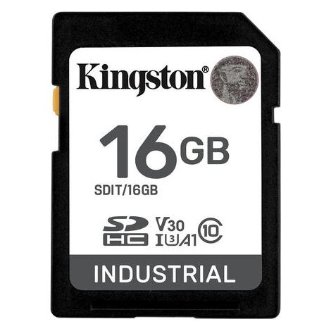 Tarjeta Kingston 16GB Industrial HC ARD -40c to 85c (1/4)