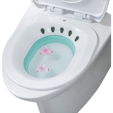 Bidet, cuvette de bidet, cuvette de bidet pliable, baignoire sur pieds, insert de bidet, insert de toilette (1/5)