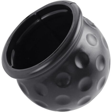2 sets of universal protective devices for trailer hitches - rubber - black -50mm - for caravans, trucks, and trailers (1/5)