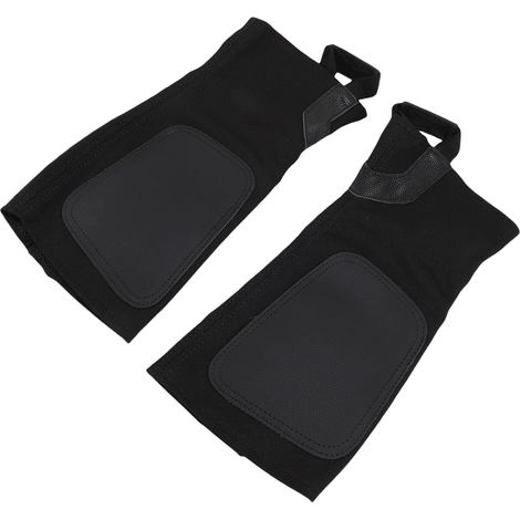 Demi- équestres en Cuir de Vachette de qualité Supérieure pour un Entraînement D'équitation Confortable 2 Pièces