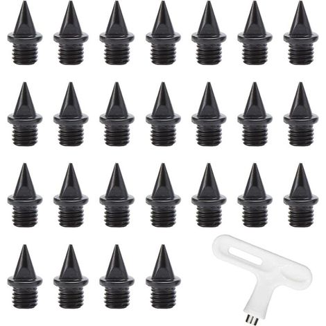 [NEVER USED] Spikes for athletes for athletics, replacement shoe spikes, athletics spike, replacement spikes for athletics, 25 pieces, with 1 nail wrench