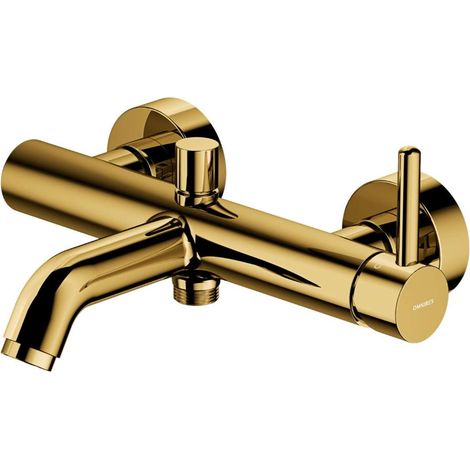 OMNIRES Y - Miscelatore per vasca da bagno, color oro Y1230GL