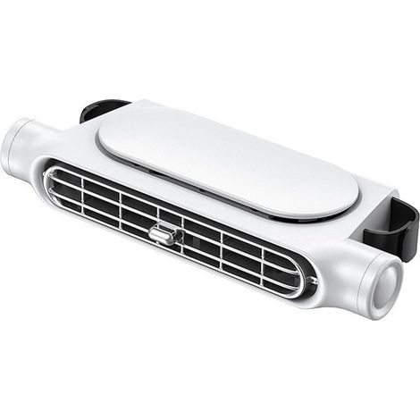 Ventilateur de refroidissement pour voiture USB, modèle réglable pour siège avant et arrière, compatible avec voiture, Jeep, SUV, camion et la plupart des véhicules, blanc (1/5)