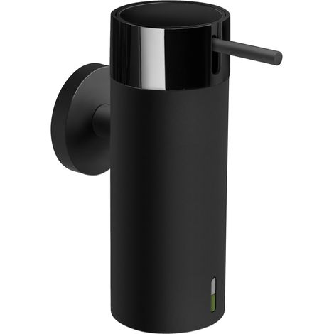 Dispenser di sapone Smile, nero (1/2)