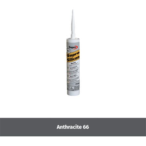 Mastic silicone pour pierre naturelle - Anthracite 66 - 310 ml