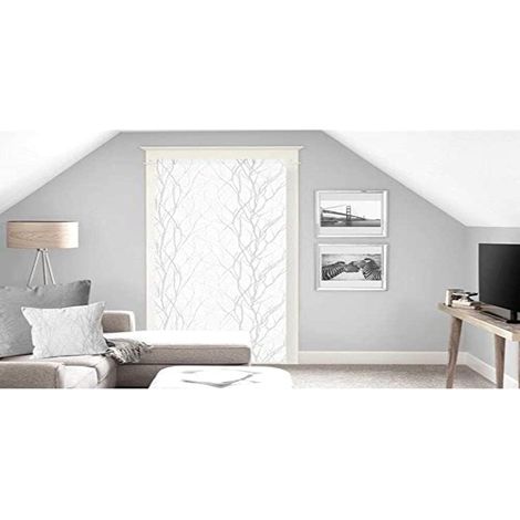 Soleil d'ocre Liane Bise-Bise, Poliestere, Bianco, 90 x 200 cm