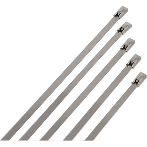 Serre-câble RS PRO en Acier Inoxydable 316, 100mm x 4,6 mm