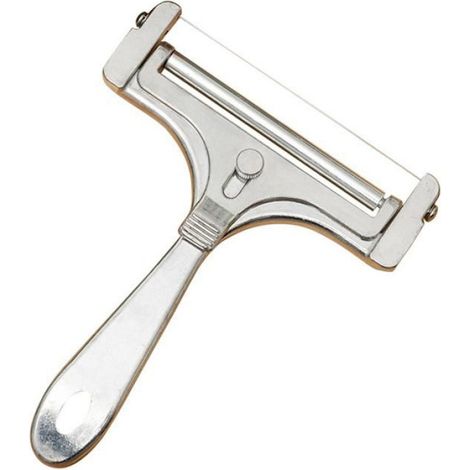 Trancheuse à fromage (1 pièce) - Acier inoxydable - Réglable - Outil à main