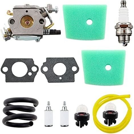FOREHILL Carburateur Filtre à air Tuyau pour Husqvarna 123 123C 123L 123LD 223 223L 223R 322C 322L 322R 323 323C 323L 325 325C 325CX 325L 325LX 326 326C 326L 326LX 327 Tronçonneuse à chaîne (1/5)
