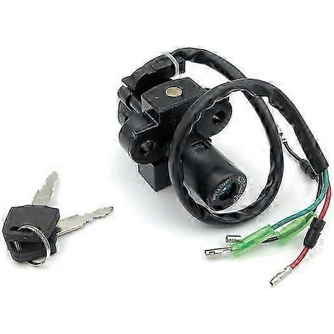 Kit de verrouillage de selle avec clé, interrupteur d'allumage et bouchon de réservoir d'essence pour moto Honda NSR 125 (1993-1999, 2000, 2001, 2002, 2003, 2004). (1/5)