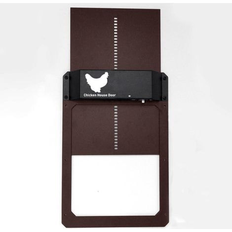 2022new porte de poulailler automatique porte en plastique pleine détection de lumière porte de poulailler porte de poulailler - (1/4)