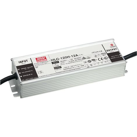 Mean Well HLG-120H-24AB LED-Treiber Konstantspannung 120 W 2.5 - 5 A 22 - 27 V/DC dimmbar, 3 in 1 D