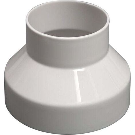 Adaptateur de conduit Ulisem, adaptateur pour ventilateur d'extraction, réducteur de conduit de ventilation (200 mm à 150 mm)
