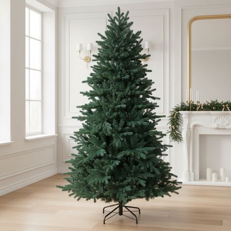 Albero di natale "Emerald" in Pe effetto Real touch + PVC di Altissima qualità da h 240 cm (1/5)