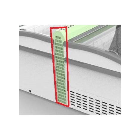 Connexion pour Congélateur bahut côté blanc pour îlot sans élément de la tête - Combisteel (1/2)