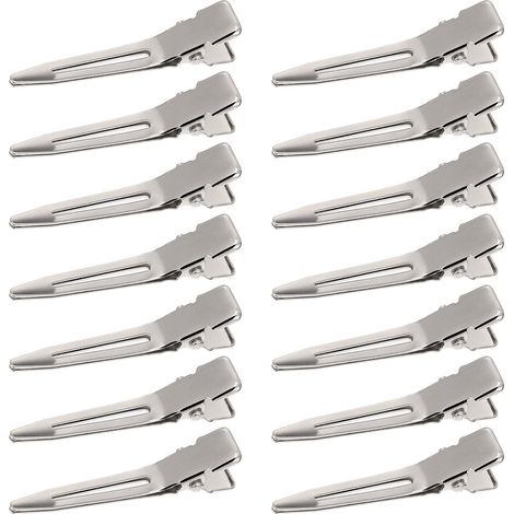 1.75 pouces pinces à cheveux métalliques simple boucle pour locks dreads (1/5)