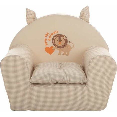Poltrona per Bambini Jungle 44 x 34 x 53 cm Beige