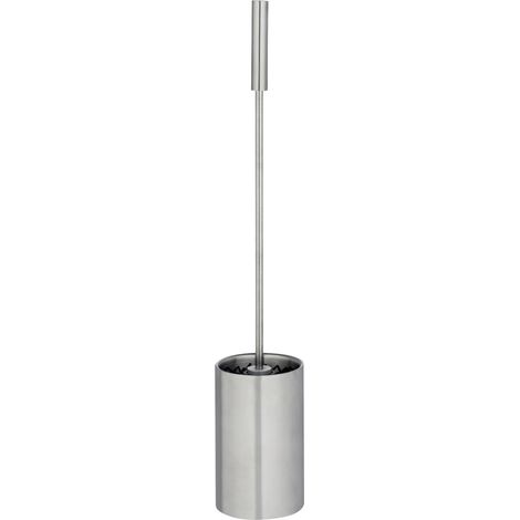 Wenko WC Bürstenhalter Vivario Edelstahl, offen, langer Griff Ø 8,5 x 52,5 cm