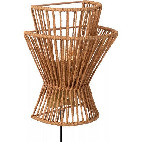 Applique murale scandinave TASMAN Lucide E27 bois clair (1/4)
