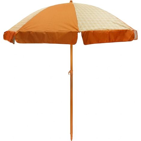 Ombrellone Medina Parasole da Giardino Esterno Terrazzo Spiaggia Ø200cm Arancione