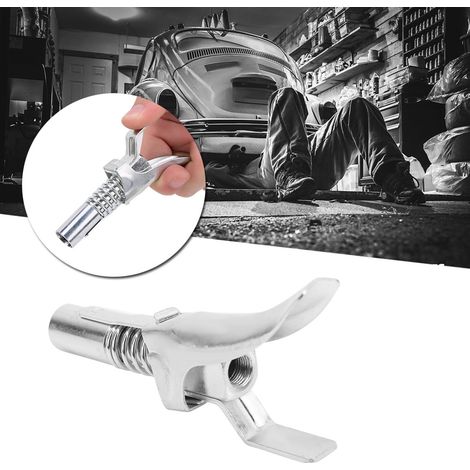 Pince de verrouillage, coupleur de graissage haute pression, pistolet graisseur à double poignée (1/5)