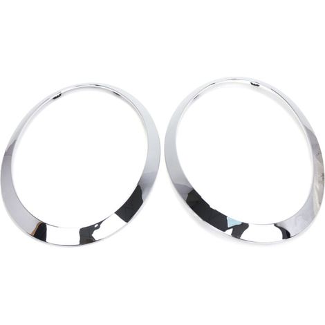 Zoternen Anneau de garniture de phare de remplacement, 2 pièces, pour BMW MINI COOPER F55/F56/F57 2014-2021 OEM 51137300631, 51137300632, 51712355791, 51712355798