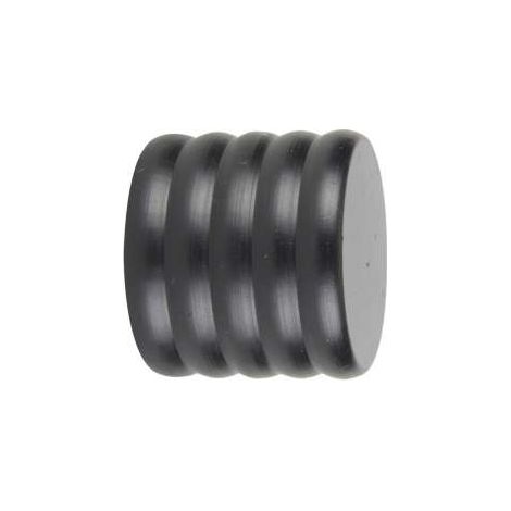Cintacor Finale per Tende - Nero - 2,8x2,8 cm (1/2)