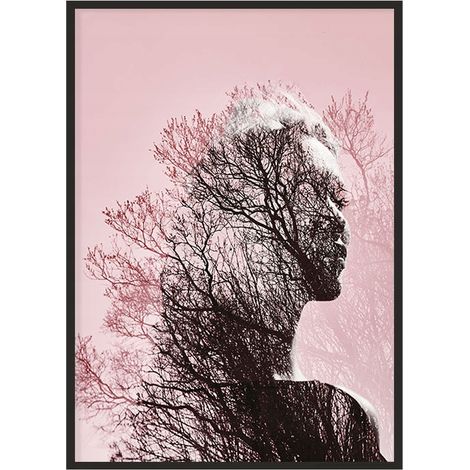 Bild Poster im Rahmen 43x33 cm Mädchen P1234 (1/4)